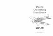 Pilot’s Operating Handbook - · PDF filePilot’s Operating Handbook RV-3 B Page 1 General Information This aircraft is has been certificated with the FAA in the Experimental –