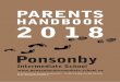 HANDBOOK 2018 - Ponsonby  · PDF fileand lessons with the teacher ... PARENTS HANDBOOK 2018 Recreation During Terms 2, ... • Orienteering • Futsal • Soccer • Rugby