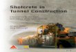 Shotcrete in Tunnel Construction - gbr.sika.com · PDF file• the sprayed concreting process ... The main mix requirements focus on the workability (pumping, spraying application)