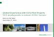 Global Experience with CCS Pilot Projects · PDF filecorrosion in the cement industry ... Slide 10 Global experience with CCS Pilot Projects SO2, Nox, heavy metals, ... Preheater oxidizer