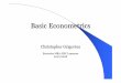 Basic econometrics - Faculty of Business and Economics ... econometrics.pdf · Executive MBA 2007-2008 emba bridge- 2006/2007 3 1.Introduction to Econometrics => What for ? Impact