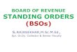 BOARD OF REVENUE STANDING ORDERS (BSOs) Raja.pdf · BOARD OF REVENUE STANDING ORDERS (BSOs) s. ... Records 44 Acts Rules Commissioner of Land Reforms and Urban Ceilings ... 35 to