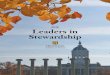 2016 Leaders in Stewardship - University of Missourimasterplan.missouri.edu/masterplan/sites/masterplan/files/pdf/2017... · Leaders in Stewardship 2016. Introduction ... Master Plan