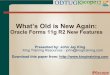 What’s Old is New Again - King Training · PDF file#Kscope What’s Old is New Again: Oracle Forms 11g R2 To contact the author: John King King Training Resources PO Box 1780 Scottsdale,