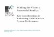Mki h ViiMaking the Vision a Successful Reality · PDF fileMki h ViiMaking the Vision a Successful Reality: Key Considerations inKey Considerations in ... • 20.2% or more of children