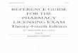 REFERENCE GUIDE FOR THE PHARMACY LICENSING  · PDF file  Krisman 1 REFERENCE GUIDE FOR THE PHARMACY LICENSING EXAM Theory-Fourth Edition 4TH EDITION 2013-2014 Part-II