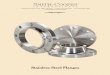 Stainless Steel Flanges - Paramount Supply · PDF fileStainless Steel Flanges. Nominal Size Common Dimensions Bore Length Thru Hub Outside Diameter (D) Thickness (C) Raised Face Diameter