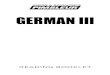 german III -  · PDF filePimsleur ® is an imprint of ... GErMAN III 2 Am flughafen ---At the Airport 1. der Flug the flight 2. der Terminal the terminal 3. der Shuttle