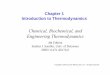 Chapter 1 Introduction to Thermodynamicsweb.nchu.edu.tw/pweb/users/cmchang/lesson/10072.pdf · 1.1 The Central Problems of Thermodynamics It is to resolve engineering EQUILIBRIUM