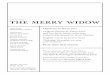 the merry widow FRANZ LEHÁR - · PDF fileThe 41st Metropolitan Opera performance of Thursday, December 14, 2017, 7:30–10:20PM the merry FRANZ LEHÁR’S widow in order of vocal