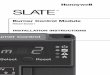 Burner Control Module - Lesman · PDF fileSLATE™ BURNER CONTROL MODULE 3 R8001B2001 Application SLATE™ brings configurable safety and programmable logic together into one single
