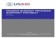 Nigeria Budget Process Support Project - Final Reportpdf.usaid.gov/pdf_docs/PDACF588.pdf · NIGERIA BUDGET PROCESS SUPPORT PROJECT FINAL REPORT MAY 2005 ... FGN Federal Government