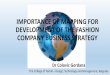 IMPORTANCE OF MAPPING FOR DEVELOPMENT OF THE FASHION ... · PDF fileIMPORTANCE OF MAPPING FOR DEVELOPMENT OF THE FASHION COMPANY BUSINESS STRATEGY Dr Colovic Gordana The College of