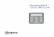 DisplayKEY User Manual - Supra Real · PDF fileDisplayKEY™ User Manual 1 2 3 ... KeyBoxes—Supra KeyBoxes hold the listing keys to your ... You can find the key serial number and