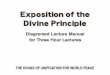 3-Hour Manual: Exposition of the Divine Principle, Part 1 ...tongil.org/ucbooks/EDP3-1.pdf · 'Let us take human beings as an example. A human beinq is composed of an outer form,