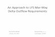 An Approach to LFS Mar-May Delta Outflow · PDF file20.01.2017 · An Approach to LFS Mar-May Delta Outflow Requirements ... affecting watershed accretions/depletions and flood control