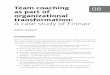 Team coaching 08 as part of organizational transformation ... · PDF fileTeam coaching as part of organizational transformation: A case study of Finnair DaViD JarreTT intr oduction