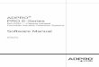ADPRO PRO E-Series - Xtralis · PDF fileADPRO® PRO E-Series PIR PIDS — Passive Infrared Perimeter Intrusion Detection Systems Software Manual January, 2014 Doc. 26571_00