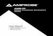 AMB-55 5000V Insulation Resistance Tester Product …content.amprobe.com/manualsA/AMB-55_Insulation-Resistance-Tester...Cursor key to select an option downward. ... AMB-55 5000V Insulation
