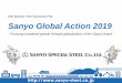 10th Medium-Term Business Plan Sanyo Global Action · PDF file10th Medium-Term Business Plan Sanyo Global Action 2019 . 2 ... Ⅱ. 10th Medium-Term Business Plan Sanyo Global Action