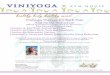 Viniyoga Therapy for Back Pain And Stress · PDF fileKYM HOUSE is an American Viniyoga Institute certified yoga teacher (500hr) and yoga therapist (500hr) with a BA in dance from San