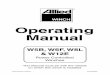 Operating Manual - Allied  · PDF filethis Operating Manual, contact your local winch dealer. ... Power Ope ration ... Amoco Oil Company Amoco 1000 Fluid