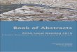 BOOK OF -  · PDF fileBook of abstracts: ECSA Local Meeting 2016. Estuarine Restoration: from theory to practice and back. ... Wim Mertens and E rika Van den Bergh