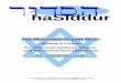 The Messianic Siddur Siddur.pdf · For permission to copy please contact into@heartofisrael.org Copyright © 2000 Chavurah Nephesh Chayee Page 5 5. Ayshet Cha-Yil, Blessing for the