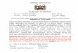 REPUBLIC OF KENYA OFFICE OF THE PRESIDENT MINISTRY OF · PDF fileREPUBLIC OF KENYA OFFICE OF THE PRESIDENT MINISTRY OF DEFENCE ... Brenda Nyawira Maina 31493213 ... Brian Amutinyu