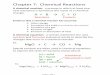 Chapter 7: Chemical Reactions - Anoka-Ramsey 7.pdf · Chapter 7: Chemical Reactions ... Oxidation -Reduction Reactions -in Section 7.9 p 220 ... Tro Chem 1020 Chapter 7 Lecture Notes