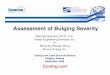 Assessment of Bulging Severity - Refining Communityrefiningcommunity.com/wp-content/uploads/2017/06/Assessment-of... · Assessment of Bulging Severity Mahmod Samman, Ph.D., ... Can