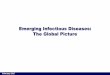 Emerging Infectious Diseases: The Global · PDF fileSARS coronavirus Palm civets 2003 Influenza A (H1N1 ... in epidemiology and public health Public health event ... Malaysia, 2000