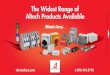 The Widest Range of Altech Products · PDF filecase breaker n smart relay timer digittaal c-ups capacitor dc-ups ullttra dc-ups all-in-one te ferrules wire duct ... inductive proximity