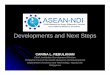 Developments and Next Steps - World Health Organization ... · PDF fileDevelopments and Next Steps CARINA L. REBULANAN ... proposal for Mapping of ... Muharram (Brunei Darussalam)