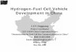 Hydrogen-Fuel Cell Vehicle Development in · PDF fileHydrogen-Fuel Cell Vehicle Development in China LUN Jingguang Project Coordinator GEF-UNDP-China Cooperation Project “Demonstration