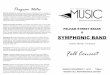 SYMPHONIC BAND - Jacksonville State University 11 11 Symphonic Band.pdf · SYMPHONIC BAND Jeremy Stovall, Conductor Redemption—Redemption is a lyrical, ... instrumentation (wood-wind),