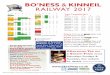 BO’NESS KINNEIL RAILWAY 2017 - · PDF fileWhilst every effort is made to run to the published timetable, the SRPS reserves the right to vary it, and to use steam or diesel locomotives,