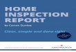 HOME INSPECTION REPORT - Carson · PDF fileHOME INSPECTION REPORT by Carson Dunlop ... suggest you set an annual budget for this type of maintenance and repair. Structure FLOORS 