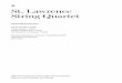 St. Lawrence String Quartet - ums.org · PDF fileSt. Lawrence String Quartet Haydn Mega-Concert Geoff Nuttall / Violin Owen Dalby / Violin Lesley Robertson / Viola Christopher Costanza