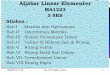 Aljabar Linear Elementer - rinim.files.  · PDF fileSilabus : Bab I Matriks dan Operasinya Bab II Determinan Matriks Bab III Sistem Persamaan Linear Bab IV ... Sistem Transmisi