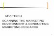 CHAPTER 3 SCANNING THE MARKETING ENVIRONMENT & CONDUCTING ...universe.bits-pilani.ac.in/uploads/CHAPTER 3 - Market Research.pdf · 3-4 Components of the MKIS 1. Internal company records