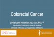 Colorectal Cancer, Weismiller Dubai 2018, AAFP(Final)efmsconference.ae/presentations/day1/4-hall-1/2-David-Weismiller... · CA Cancer J Clin. 2014;64(1) ... pathway; difficult to