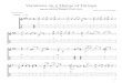 Variations on a Theme of Tarrega - - Classclef (Variations On A Theme Of Tarrega) by... · Variations on a Theme of Tarrega Agustin Barrios Mangore (1885-1944) Music by Francisco