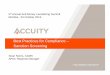 Best Practices for Compliance – Sanction · PDF fileBest Practices for Compliance – Sanction Screening Sean ... Trust-In a competitive market banks and FI’s cannot ... A trade