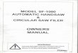 Instruction manual for newer sawfilers (387, 200, SF-1000)greenestegg.com/downloads/SawFiler/foley_filer_manual_200_SF1000.… · Sharpening a Miter Box Handsaw . ... leg braces use
