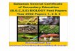 BGCSE Biology Past Paper 2002 - The Student Shedthestudentshed.com/.../2012/05/com-sec-2002-bgcse-biology-123.pdf · Trophic Level 3 Trophic Level 2 Trophic Level 1 10 10,000 What
