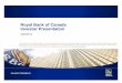 Royal Bank of Canada Investor Presentation - · PDF fileRoyal Bank of Canada Investor Presentation ... including relating to the Basel Committee on Banking Supervision’s (BCBS) globa