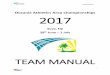 Oceania Athletics Area Championships 2017 · PDF file#OAchamps17 1 Oceania Athletics Area Championships 2017 Suva, Fiji 28th June – 1 July TEAM MANUAL