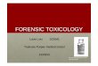 FORENSIC TOXICOLOGY - Paul Sabatier · PDF fileDEFINITION • Toxicology: science dealing with properties, actions, toxicity, detection of poisons • Poison: any substance producing