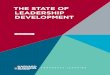 the state of leadership development - Harvard Business ... · PDF filethe Harvard Business Review Advisory Council, which represents senior leaders and managers from all lines 